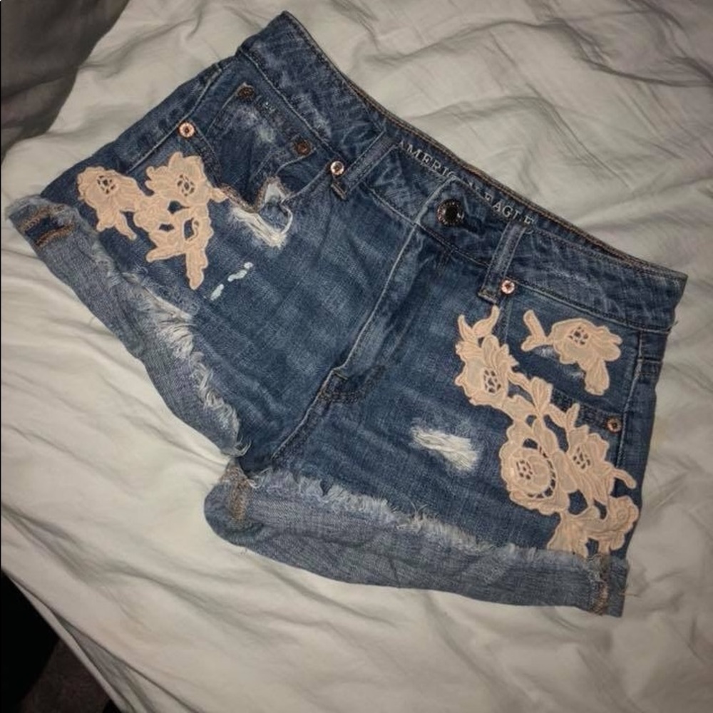 American Eagle festival shorts